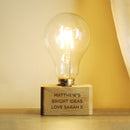 Personalised LED Bulb Small Lamp