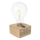 Personalised LED Bulb Small Lamp