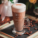 Personalised Latte Glass