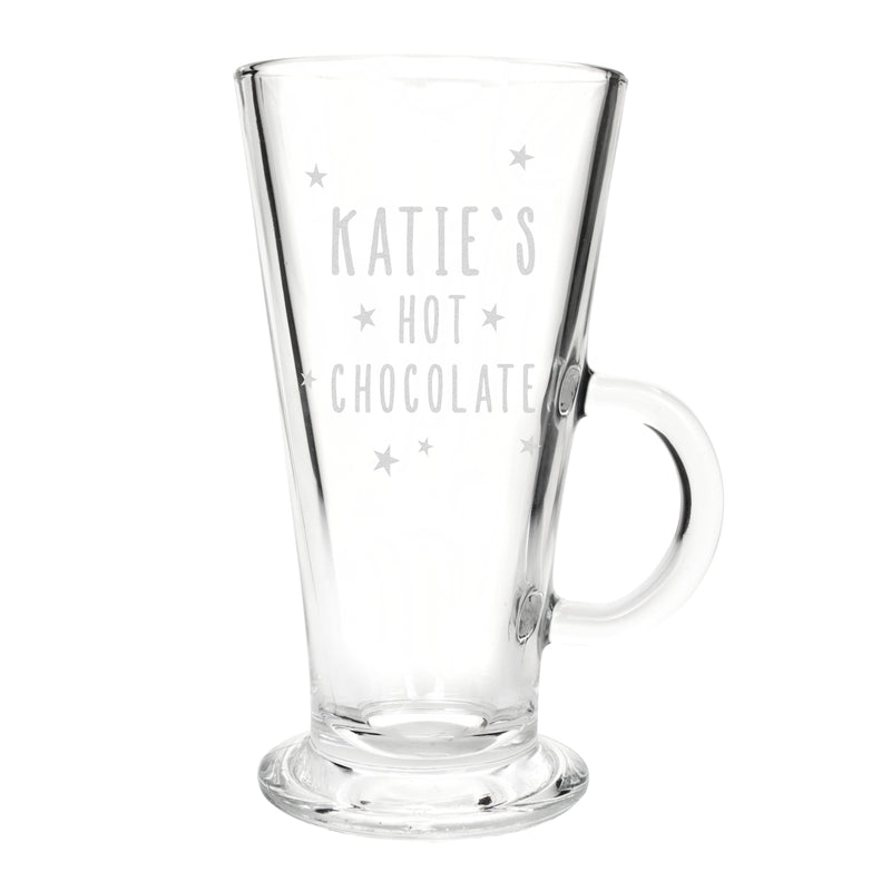 Personalised Latte Glass