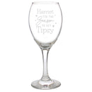 Personalised Tis The Season To Get Tipsy Season Wine Glass
