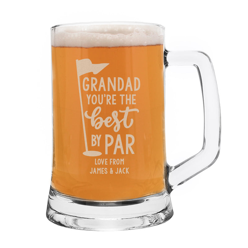 Personalised Best By Par Tankard