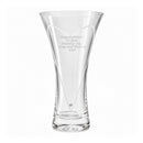Personalised Large Hand Cut Diamond Effect Heart Vase