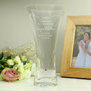 Personalised Special Year Diamond Effect Heart Vase