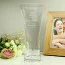 Personalised Special Year Diamond Effect Heart Vase