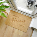 Personalised Couples Rectangle Indoor Doormat