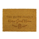 Personalised Home Sweet Home Rectangle Indoor Doormat