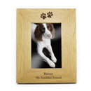 Personalised 6x4 Pets Wooden Photo Frame