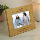 Personalised 6x4 Landscape Wooden Photo Frame