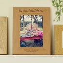 Personalised Grandchildren 5x7 Wooden Photo Frame