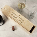 Personalised Wooden Wine Bottle Box