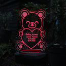 Personalised Bear Memorial Outdoor Solar Light