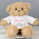Personalised Pink Message Teddy Bear