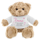 Personalised Pink Message Teddy Bear
