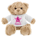Personalised Pink Birthday Teddy Bear