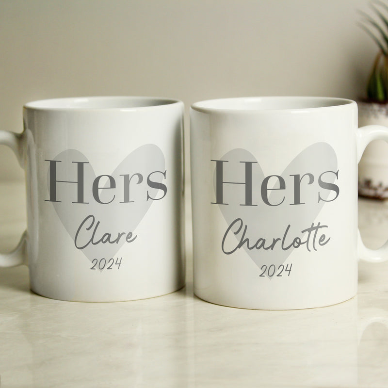 Personalised Couples Mug Set