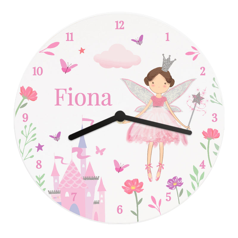 Time Clock Princess Personalised Fairy Princess Clock