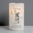 Personalised Baby Bunny LED Candle