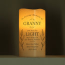Personalised In Loving Memory LED Candle