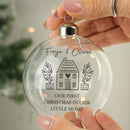 Personalised Home Glass Bauble