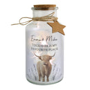 Personalised Highland Cow LED Light Up Jar