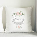 Personalised Floral Cushion