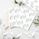 Personalised Botanical Free Text Sticker Set