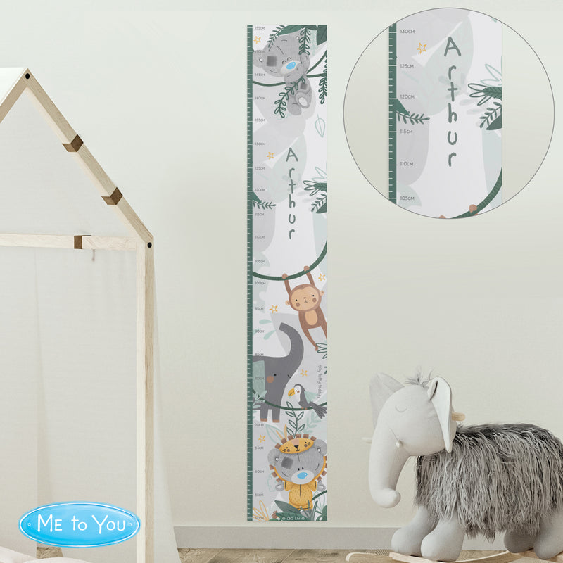 Personalised Tiny Tatty Teddy Animals Height Chart