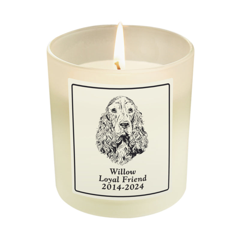 Personalised Dog Breed Candle Jar