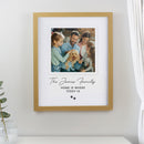 Personalised Pet Photo Upload Oak Framed Print