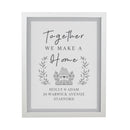 Personalised Home White Poster Frame