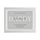 Personalised Free Text White Poster Frame