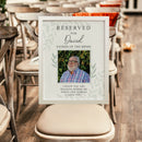 Personalised Reserved For Photo Upload White Poster Frame