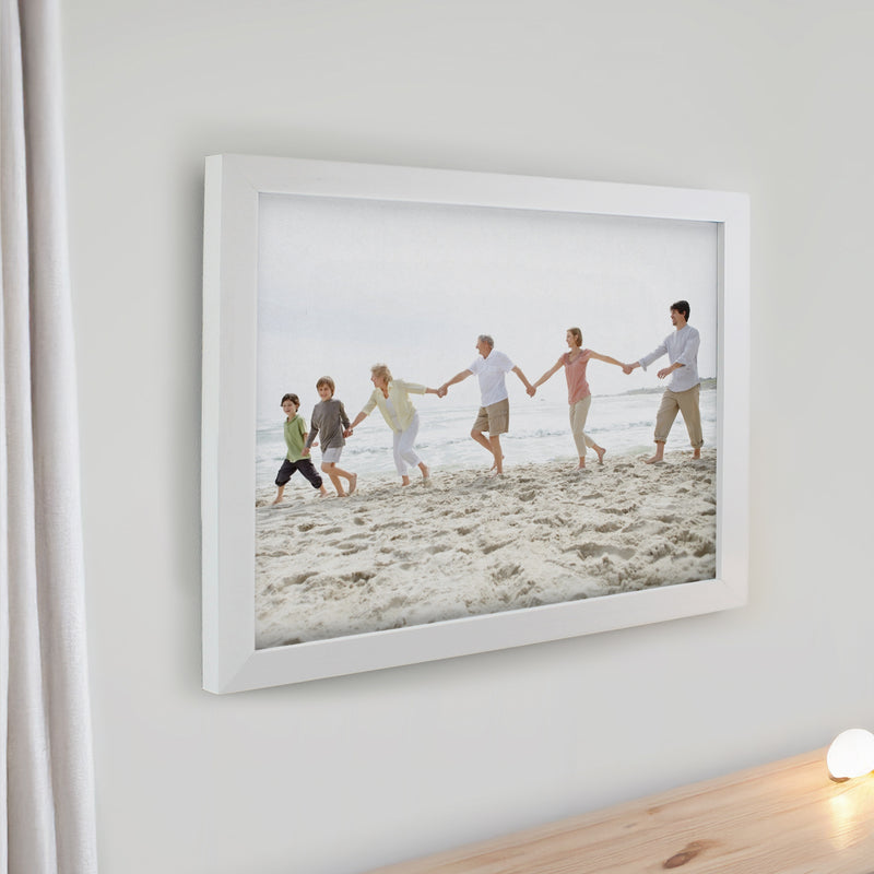 Personalised Photo Upload White Poster Frame
