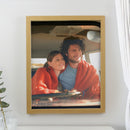 Personalised Photo Upload Oak Poster Frame