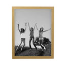 Personalised Photo Upload Oak Poster Frame