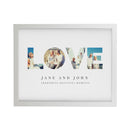 Personalised LOVE Photo Upload White Poster Frame