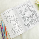 Personalised Pink A4 Wedding Activity & Colouring Book
