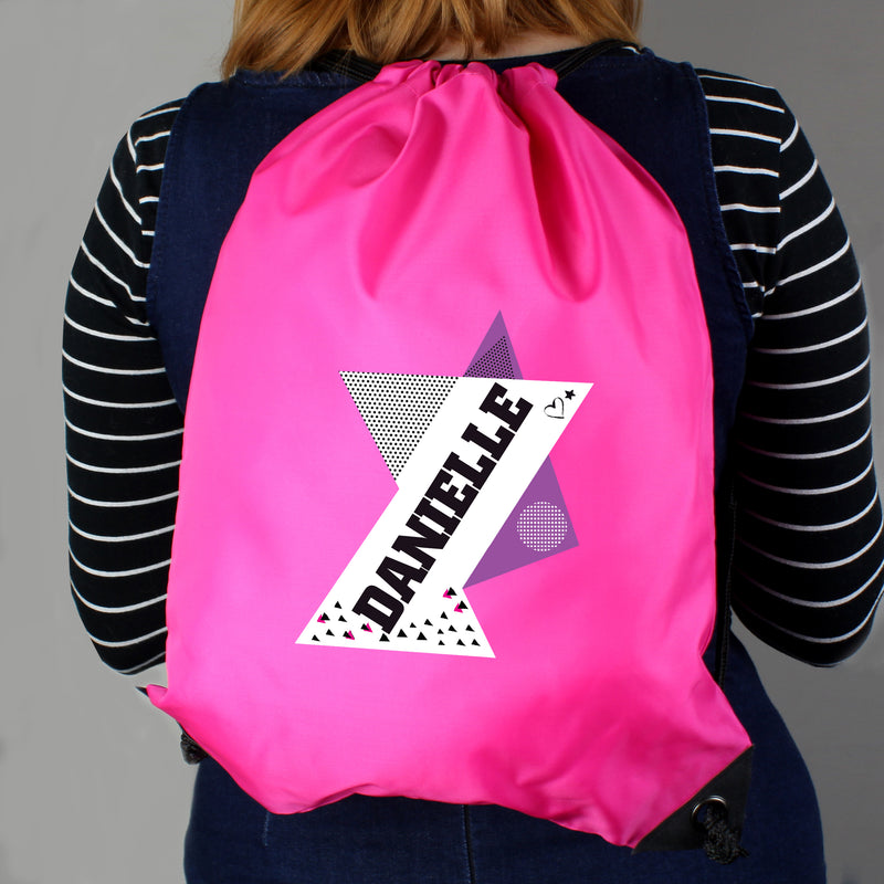 Personalised Pink Kit Bag