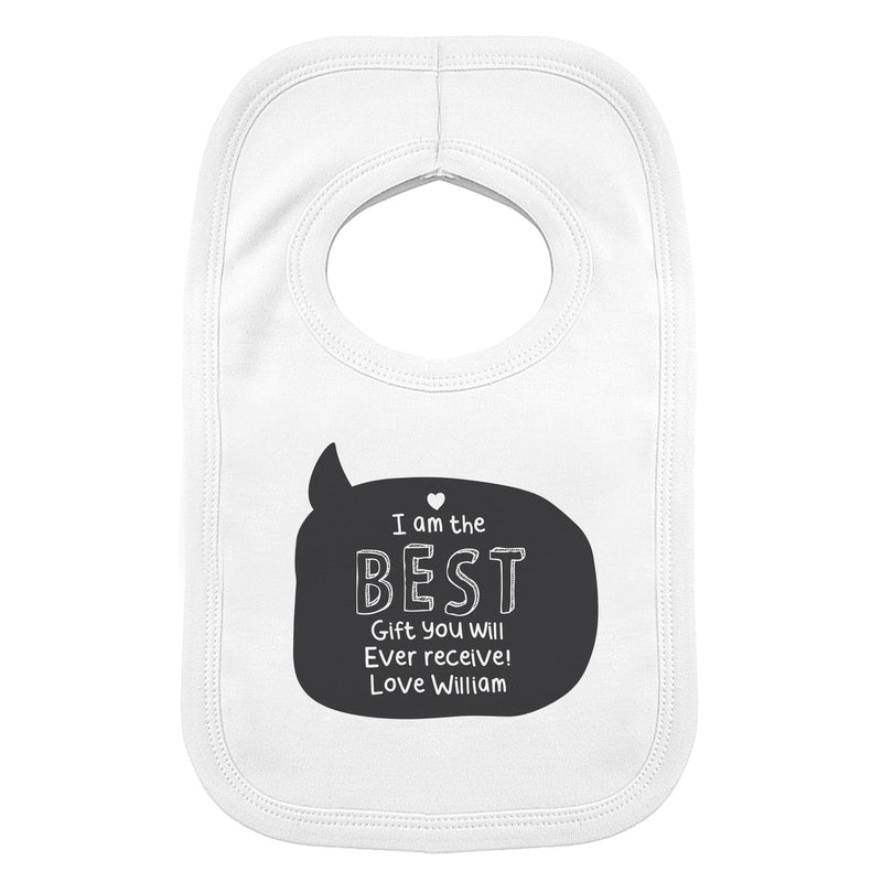 Personalised Speech Bubble Bib