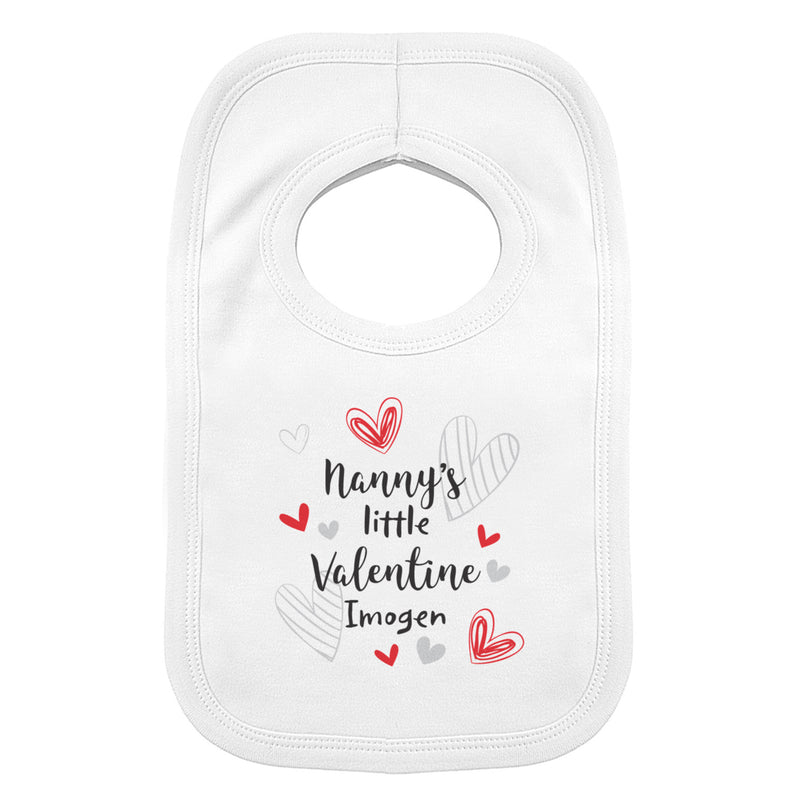Personalised Little Valentine Baby Bib