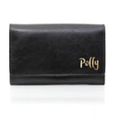 Personalised Black Leather Purse