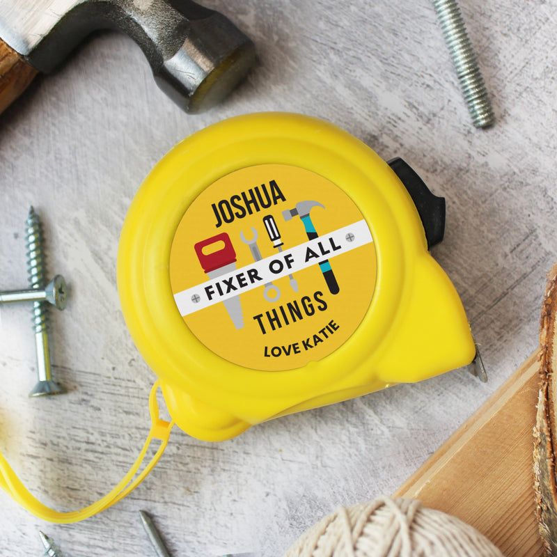 Personalised Fixer of All Things Tape Measure