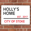 Personalised London Street Sign