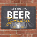 Personalised Beer Garden Metal Sign