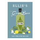 Personalised Gin Bar Metal Sign