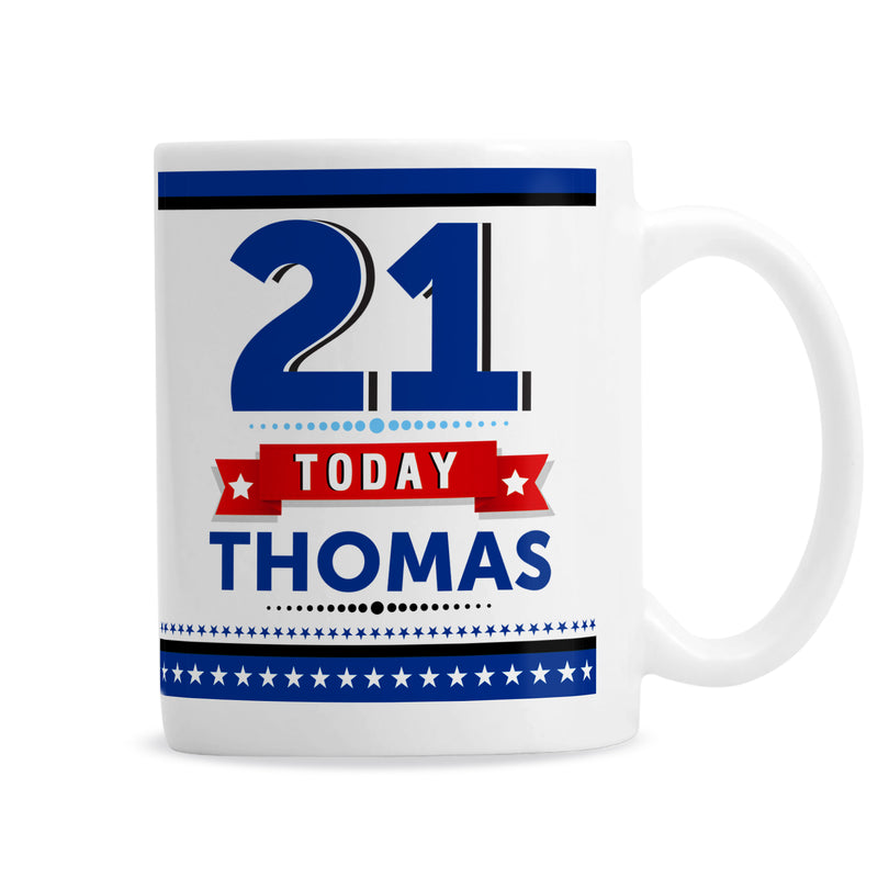Personalised Birthday Star Mug