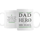 Personalised My Dad is My Hero Mug