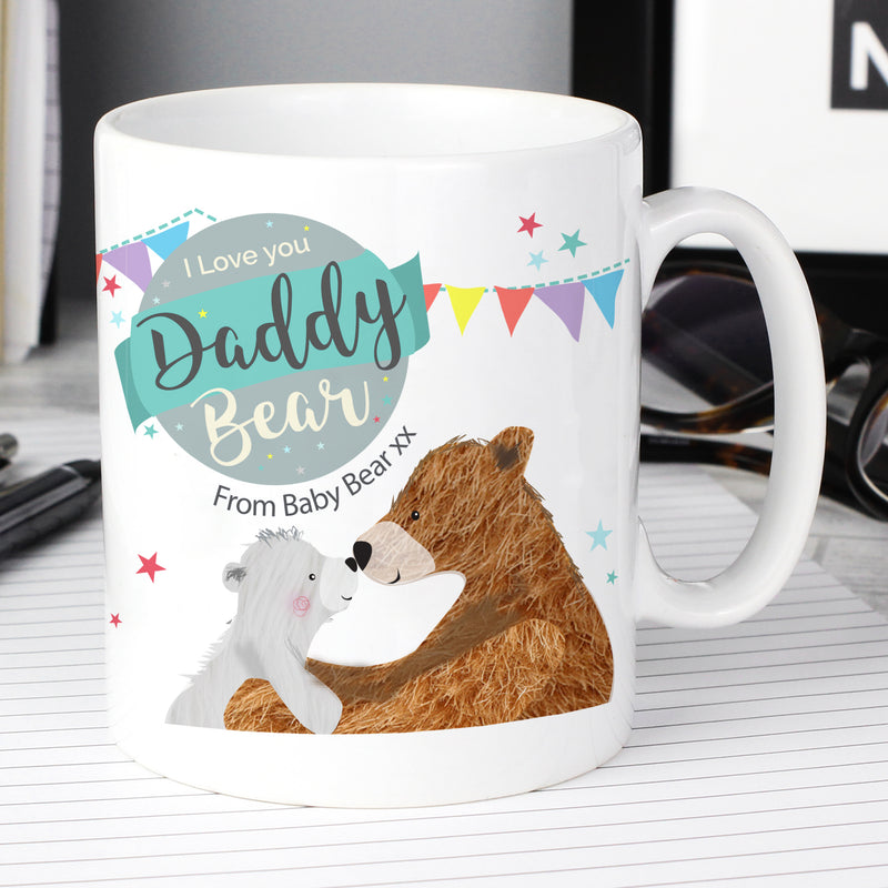 Personalised Daddy Bear Bunting Mug