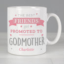 Personalised Pink Promoted To Mug